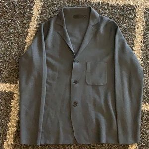Uniqlo Snappy casual sweater blazer.